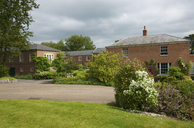 Purley Park Manor House converted apartments approach