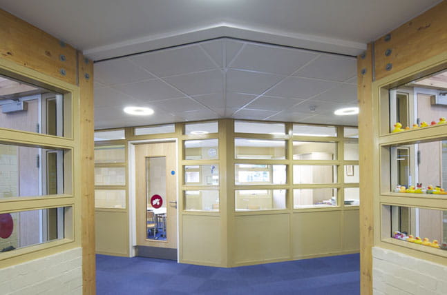 St. Finian's Primary School hallway