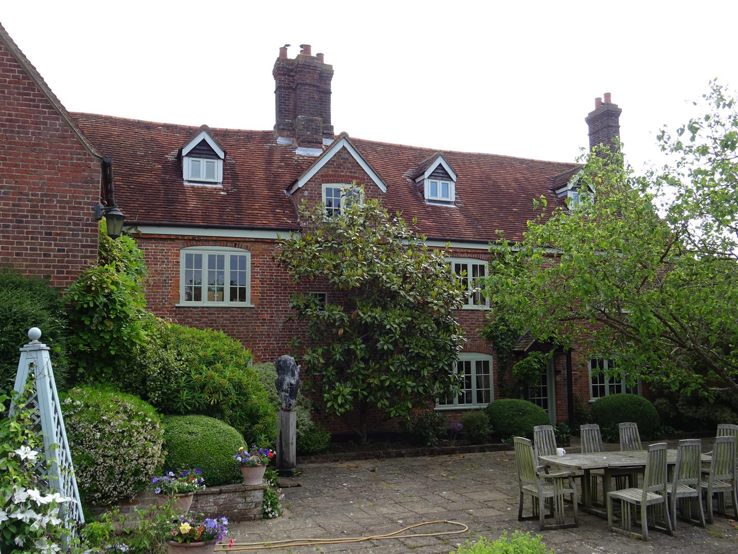 Outdoor view of house with trees