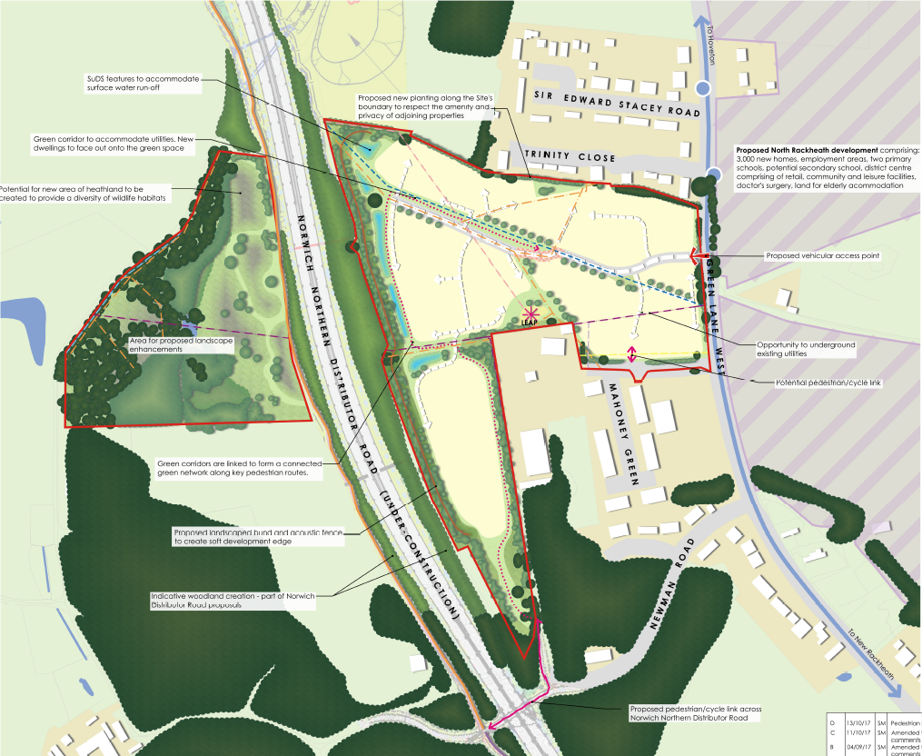 Land at Green Lane West, Rackheath Planning Consultancy Carter Jonas
