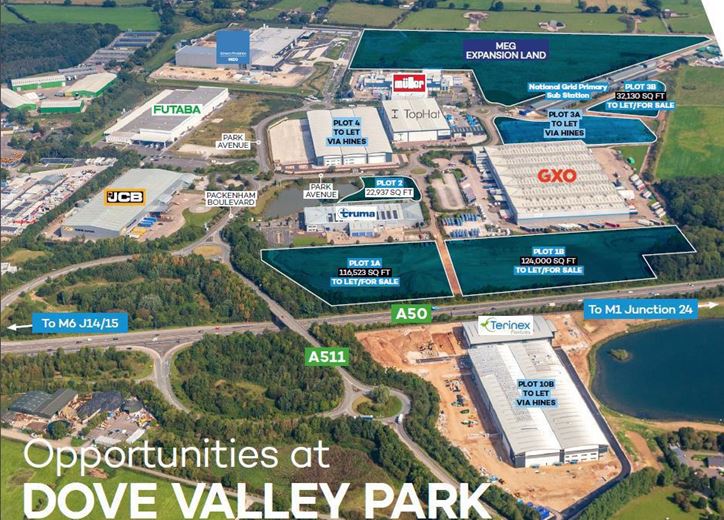 22,937 Sq Ft , Dove Valley Park, Foston DE65 - Available