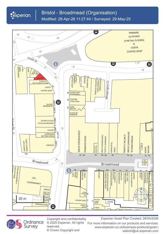 621 Sq Ft , 11 , Union Gate BS1 - Available