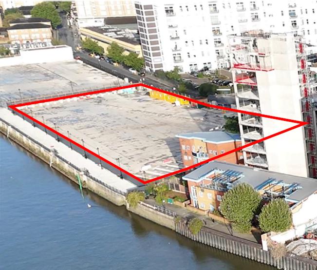2 acres , Trinidad Wharf, Carnwath Road SW6 - Available