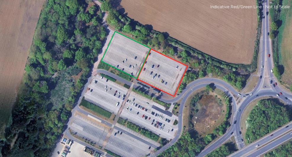 0.85 to 1.6 acres , Harford Park And Ride, Ipswich Road NR4 - Available