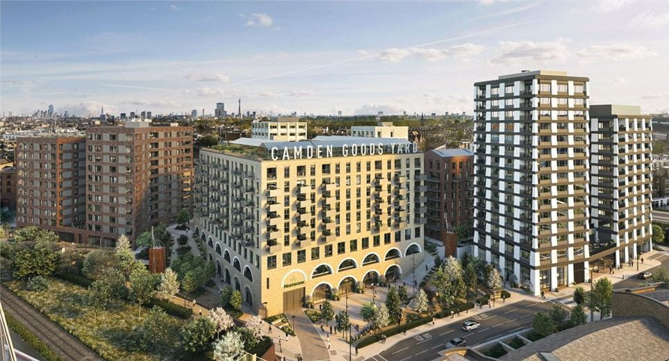 1 bedroom flat, Camden Goods Yard, Chalk Farm Road NW1 - Available