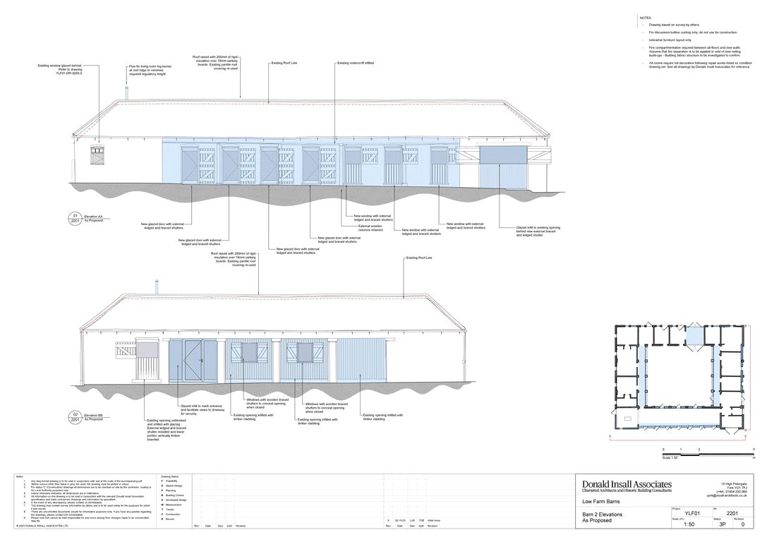  bedroom house, Residential Development Opportunity, Low Farm Barns YO26 - Available