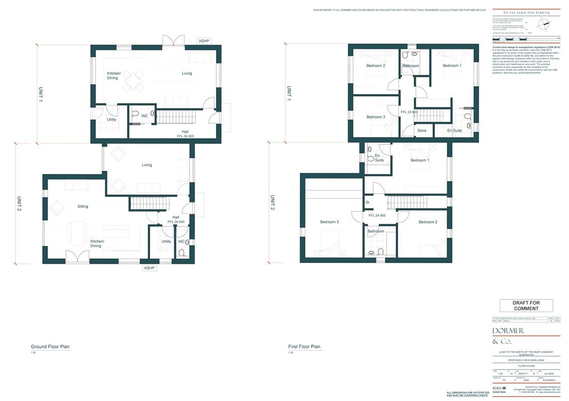  bedroom development plot, Land To The North Of The B6267, Ainderby Quernhow YO7 - Sold