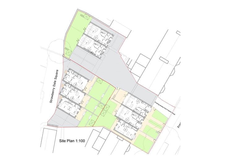  bedroom development plot, Residential Development Opportunity, Franklin Road/Strawberry Dale Square HG1 - Sold STC