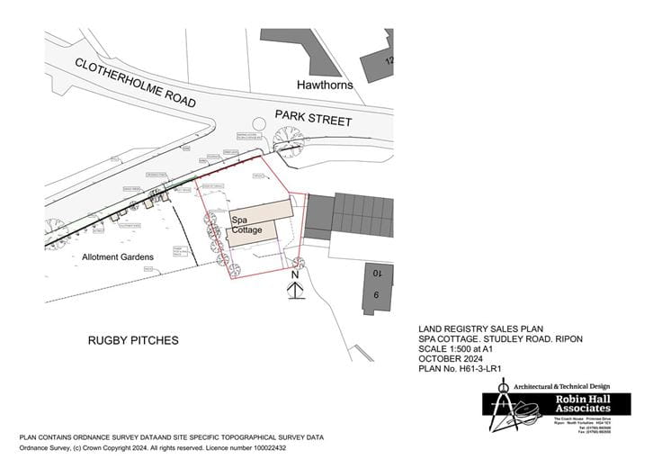  bedroom development plot, Park Street, Ripon HG4 - Available