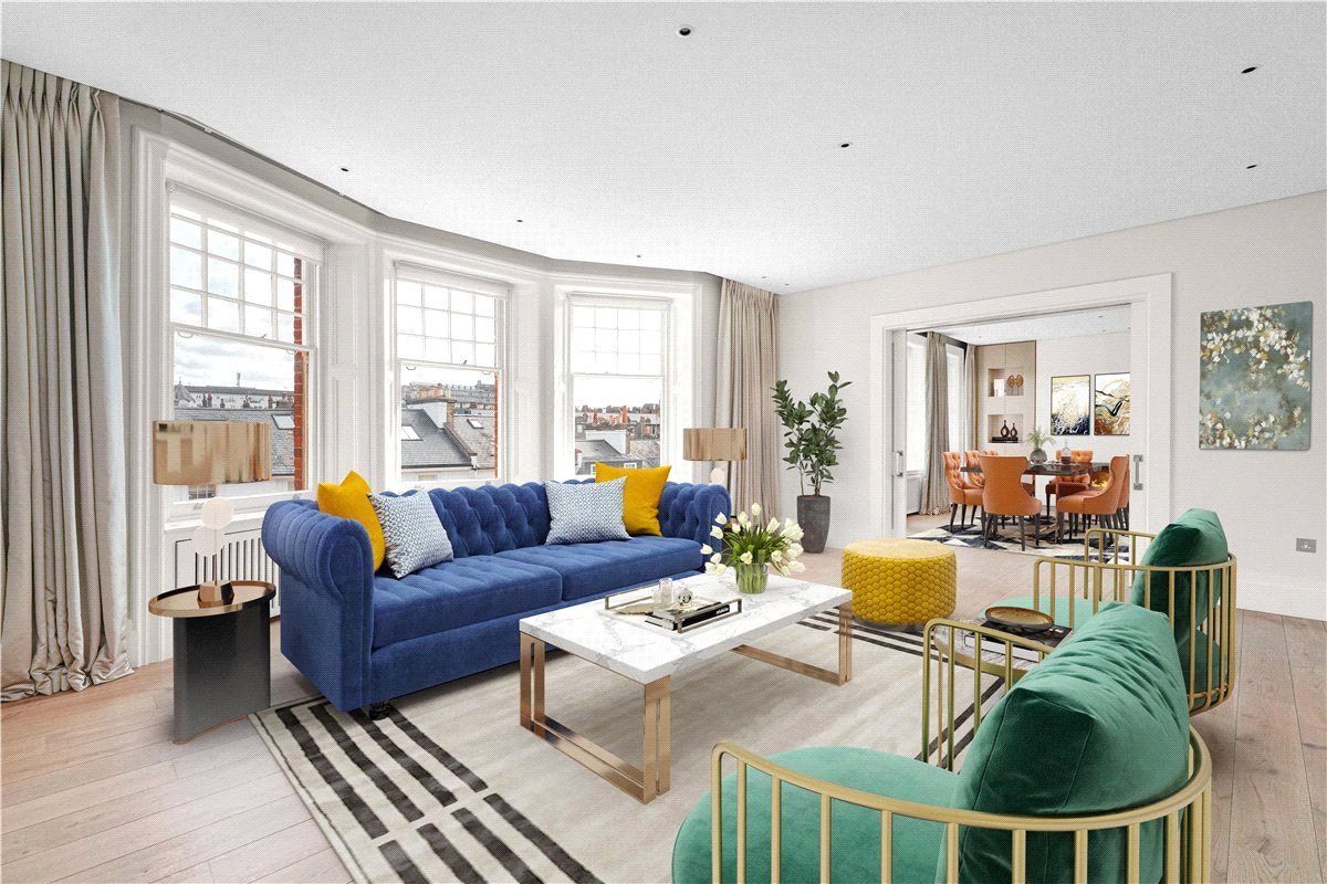 4 bedroom flat, Wynnstay Gardens, Allen Street W8 - Available