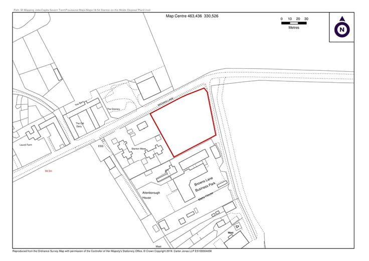  bedroom development plot, Land At Stanton On The Wolds, Browns Lane NG12 - Sold STC