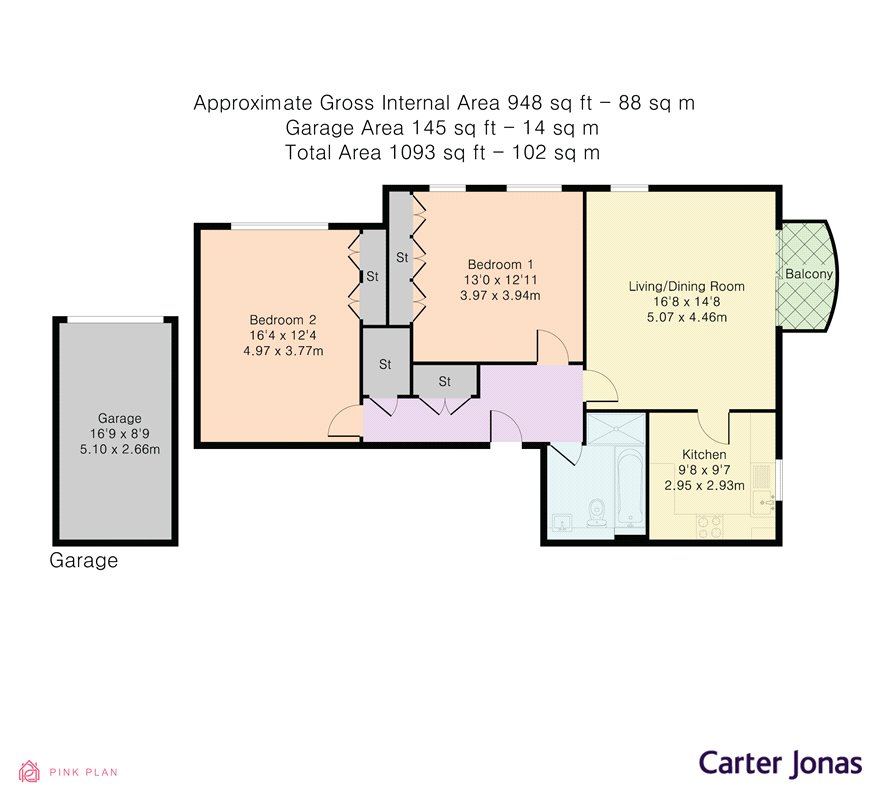 2 bedroom flat, Norham Road, Oxford OX2 - Sold