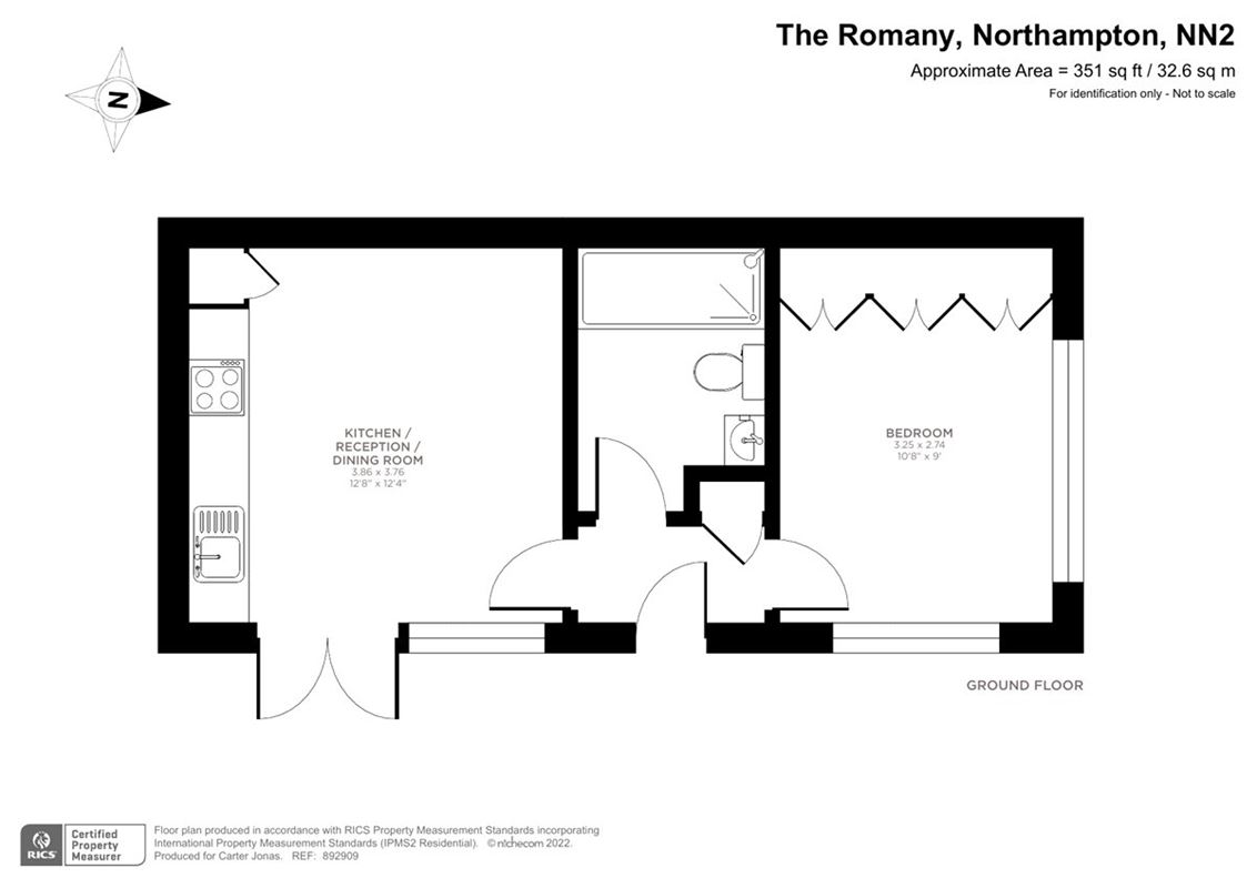 1 bedroom flat, Kingsley Road, Northampton NN2