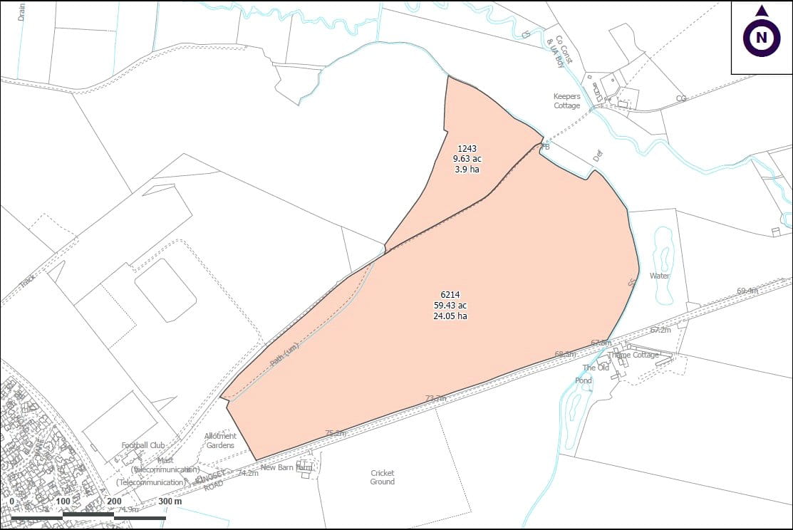 69.1 acres Land, Thame, OX9 - Available