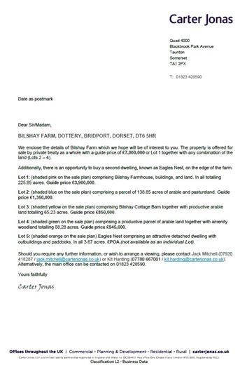 225.9 acres House, Dottery, Bridport DT6 - Sold STC