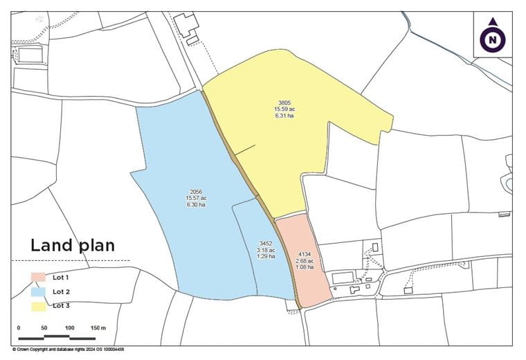 15.6 acres Land, Lot 3: Land At Higher Coombe Farm, Tipton St. John EX10 - Sold