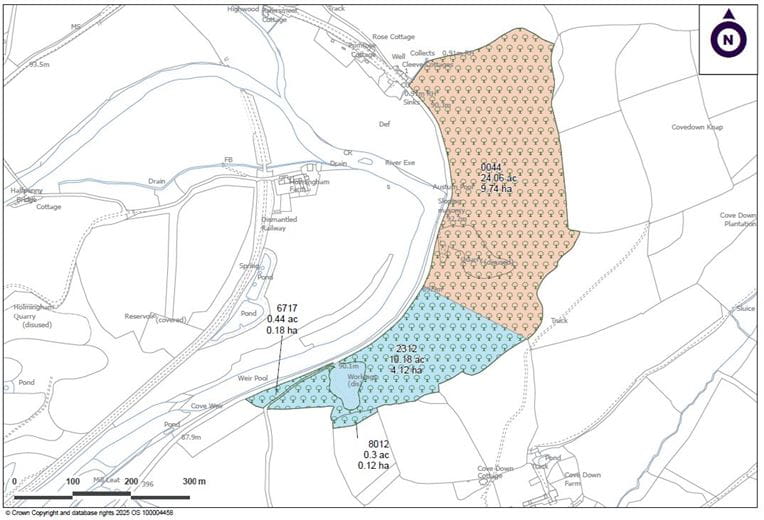 10.9 acres Land, Bampton, Tiverton EX16 - Available