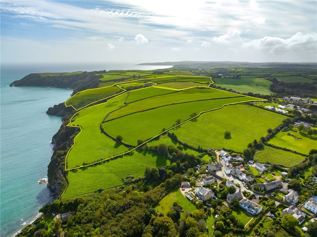 104.2 acres Land, Porthpean, St. Austell PL26 - Sold