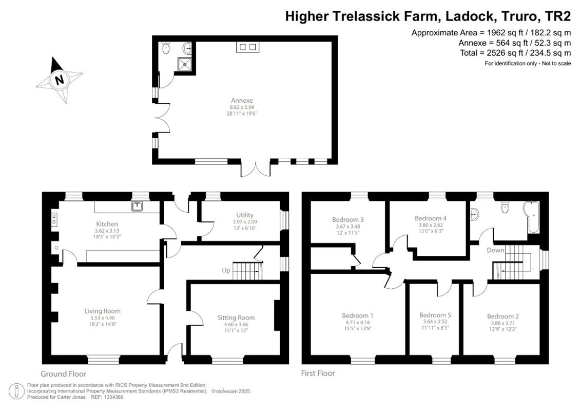 5 bedroom house, Ladock, Truro TR2 - Available